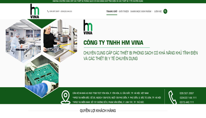 HM Vina -Dịch vụ bảo trì, nâng cấp phòng sạch