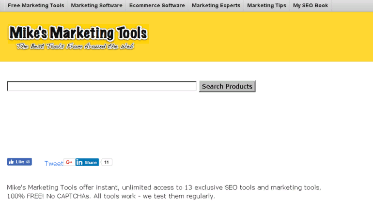 Công cụ Mike’s Marketing Tools