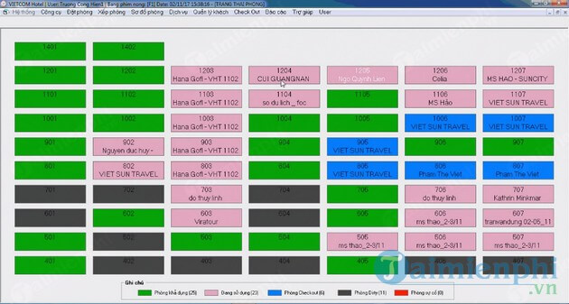 Phần mềm giúp nhiều cho chủ khách sạn