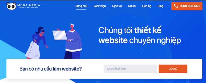 Công ty thiết kế website Mona Media