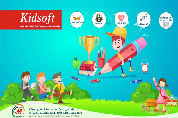 Kidsoft phần mềm quản lý trường mầm non