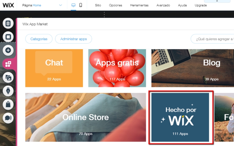 lập website miễn phí với wix