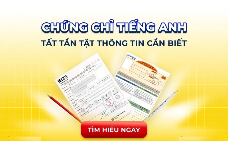 các chứng chỉ tiếng anh